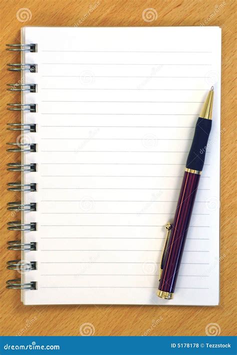 Notepad And Pen Royalty Free Stock Photos - Image: 5178178