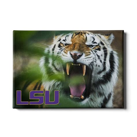 LSU Tigers "Eye of the Tiger" Officially Licensed Wall Art - College ...