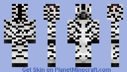 Zebra Minecraft Skin