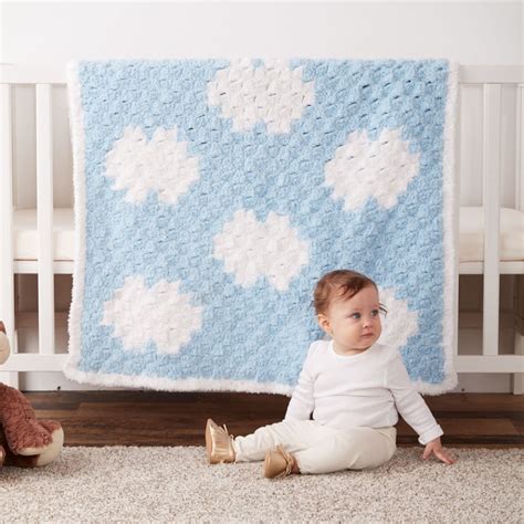 C2C Crochet Dreamy Clouds Baby Blanket - Free Pattern - C2C Crochet