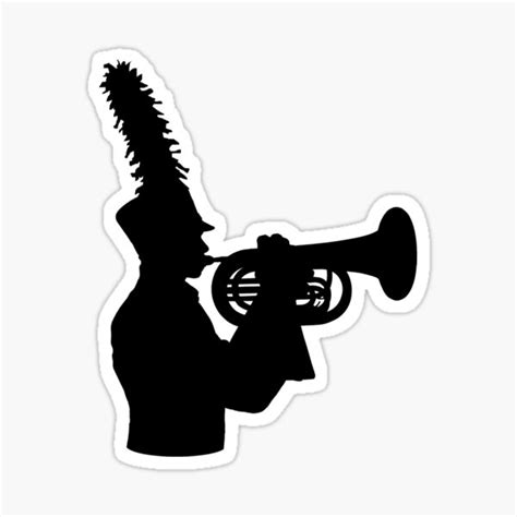 "Marching Band Baritone Horn" Sticker for Sale by Vistascribe | Redbubble