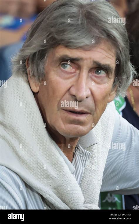 Head manager of Real Betis Manuel Pellegrini before La Liga match ...