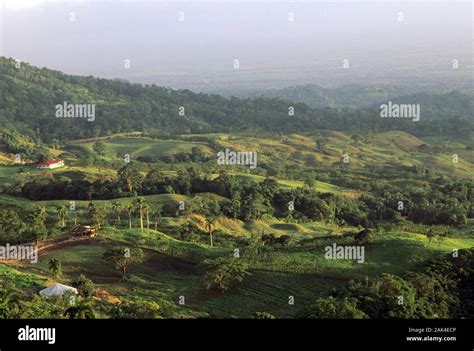 Dominican Republik: view in the Cibao-valley | usage worldwide Stock ...