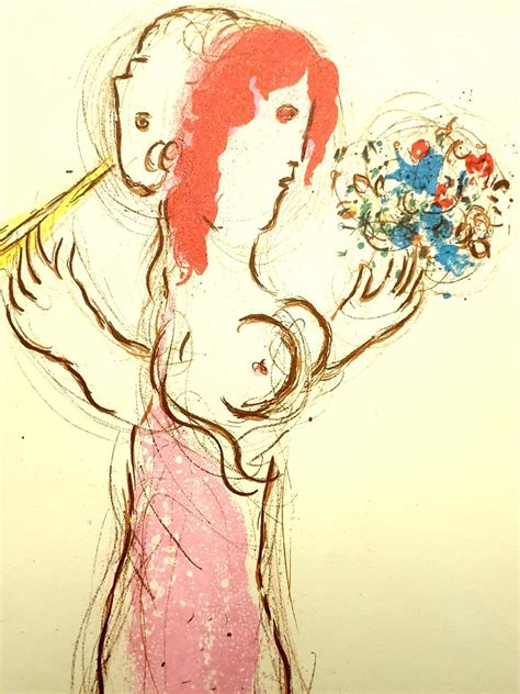 Marc Chagall - Daphnis and Chloé - Original Lithograph 1960 for sale at ...