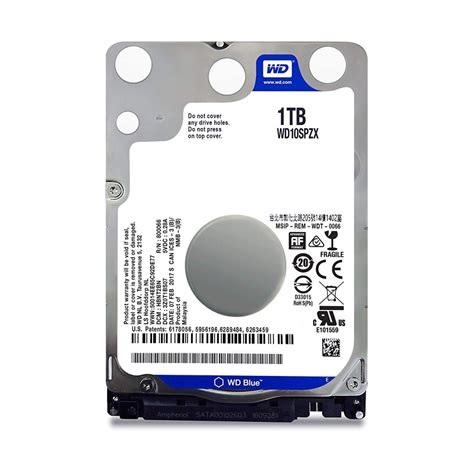 Western Digital Blue 1TB Mobile Hard Drive - 5400 RPM Class - SATA 6 Gb/s - 128 MB Cache - 2.5 ...