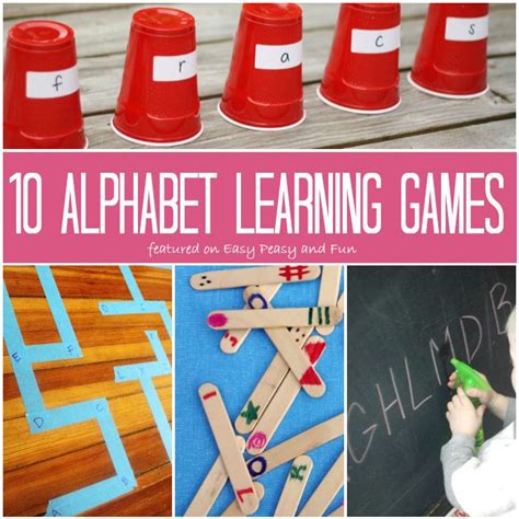 10 Alphabet Learning Games for Kids | Alphabet learning games, Learning ...