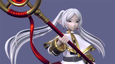 Frieren Fan Art - 3D model by KhoaMinh (@duongminhkhoa231) [2ff7d6b ...