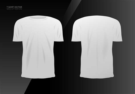 Realistic T-Shirt Mock Up Template 241644 Vector Art at Vecteezy