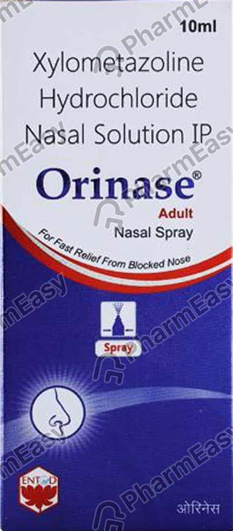 Buy Orinase 0.1 % Nasal Spray (10) Online at Flat 15% OFF | PharmEasy