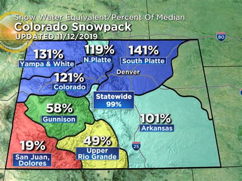 Colorado Snowpack Has Dropped Below Normal | Denver, CO Patch