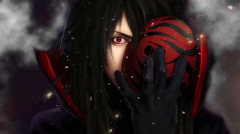 Madara Uchiha With Red Eyes and Mask Live Wallpaper