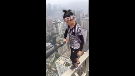 Trending Video Extreme Breathtaking Stunts Wu Yongning - YouTube