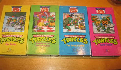 Today I found the 1990 Burger King Kids Club 4 VHS set of TMNT!!! : ThriftStoreHauls