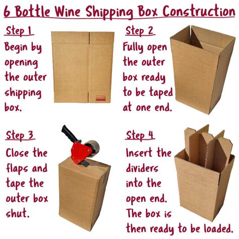 6 Bottle - Standard Wine Shipping Box