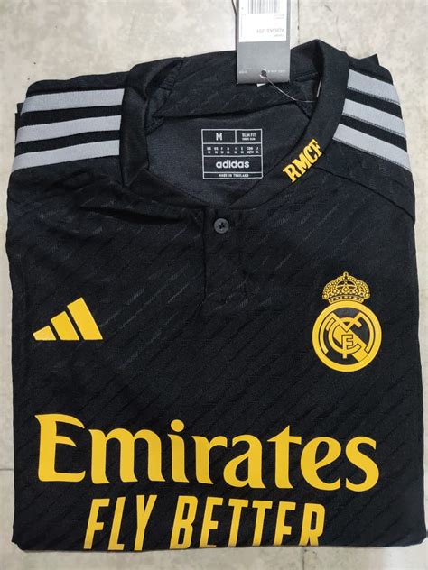 Real Madrid Third Kit 23/24 | Real Madrid Black Jersey 2023 - Jersey Club BD