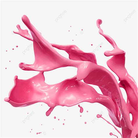 Splashing Liquid PNG Image, Pink Splash Liquid Sweetness, Liquid, Water ...