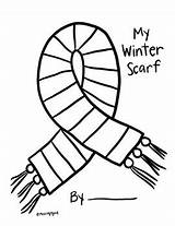 Winter Scarf Coloring Sheets By McCraftyArt  TPT sketch template