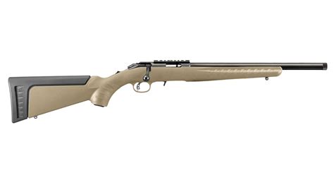 Ruger American Rimfire 22LR FDE Bolt-Action Rifle with Threaded Barrel | Sportsman's Outdoor ...