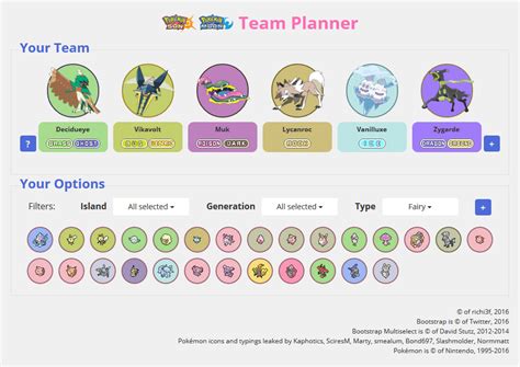 Programming - Team Planner for Pokémon Sun & Moon | Smogon Forums