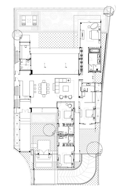 Image 19 of 23 from gallery of VillaWRK / Parametr Architecture. Ground Floor Plan Modern ...