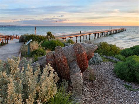 Seaford Beach and Pier, Attraction, Mornington Peninsula, Victoria, Australia