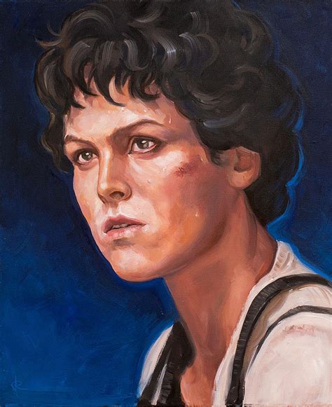 Ellen Ripley oil portrait by RUGIDOart on DeviantArt