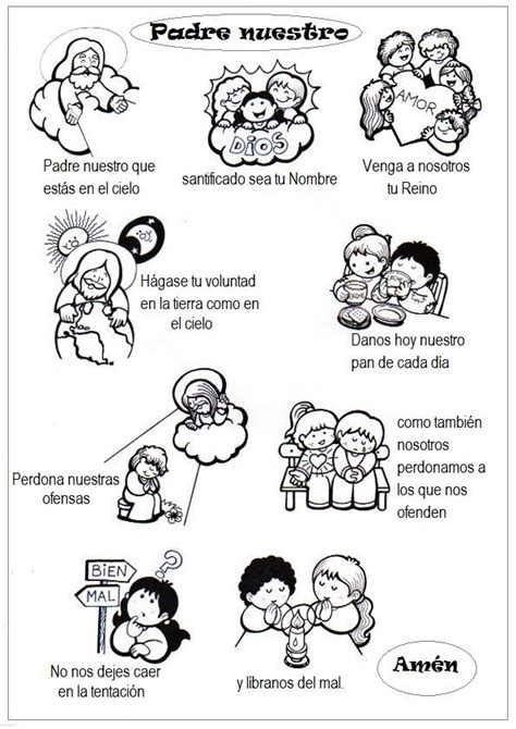 De 25+ bedste idéer inden for Padre nuestro prayer på Pinterest