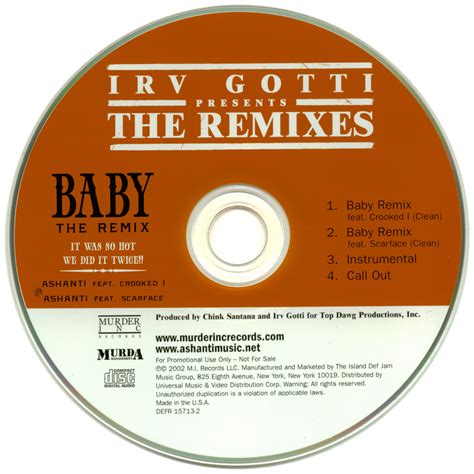 Promo, Import, Retail CD Singles & Albums: Ashanti - Baby - (Remix ...