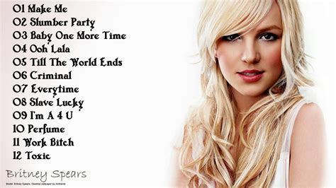 All of britney spears songs list