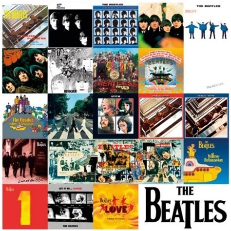 Beatles Sign: "UK" Album Covers Chronologically -Beatles Fab Four Store ...