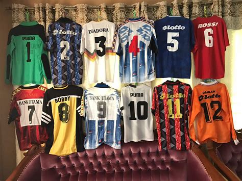 Collection of vintage football jerseys to be displayed at Lan Berambeh ...