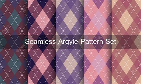 Premium Vector | Seamless argyle pattern