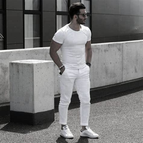 40 All White Outfits für Männer - Cool Clean Stilvolle Looks #clean # ...