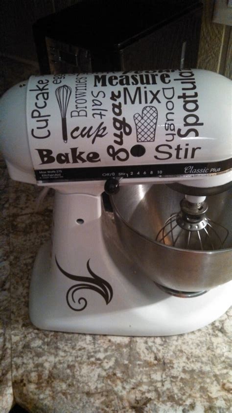 Kitchenaid Mixer decals Any color | Etsy