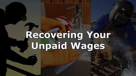 How to Recover Unpaid Wages - YouTube