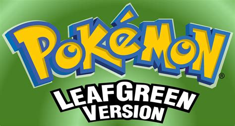 Pokemon Leaf Green Logo - LogoDix