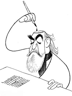 Al Hirschfeld | Caricature, Caricature artist, Illustration