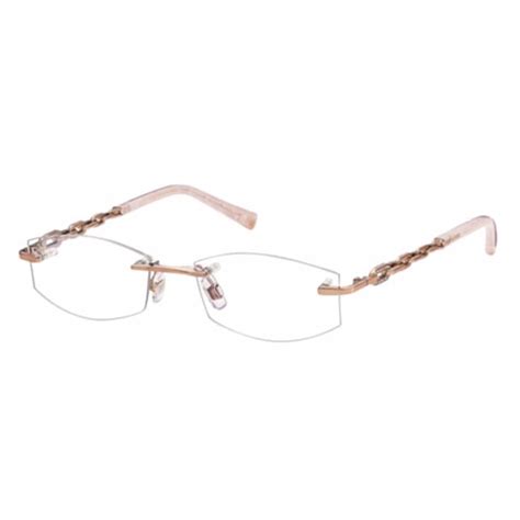 Swarovski Rimless Eyeglasses SK 5042 033 52-17 135 Gold Frames w ...