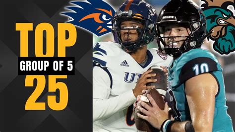 Ranking the BEST GROUP OF 5 College Football Teams for 2023