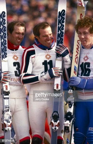 Winter Olympics, USA Steve Mahre and Phil Mahre during giant slalom... News Photo - Getty Images