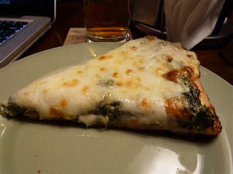 Meal 10: Spinach pizza | Spinach and cream cheese on a thin … | Flickr