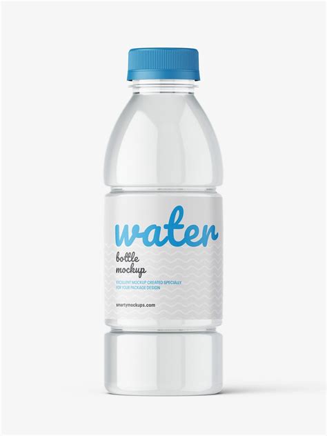 Mineral water bottle mockup - Smarty Mockups