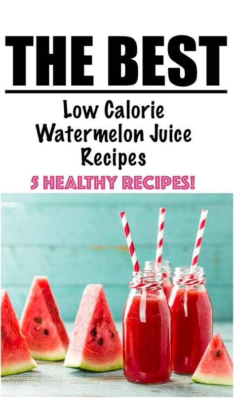 Low Calorie Watermelon Juice for Weight Loss - Lose Weight By Eating