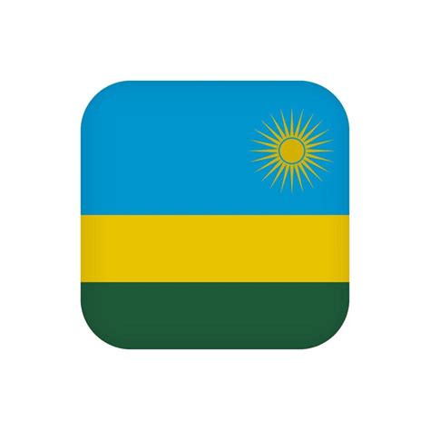 Rwanda flag, official colors. Vector illustration. 10421234 Vector Art ...