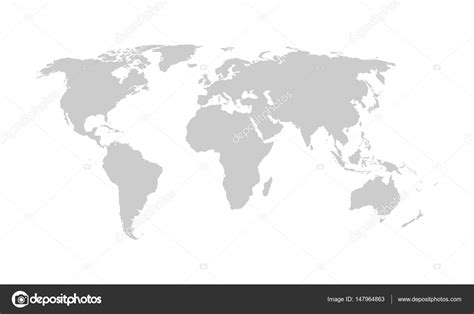 World map, vector. Stock Vector by ©Sheunw 147964863