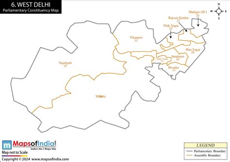 West Delhi Election Result 2024 - Parliamentary Constituency Map and Winning MP