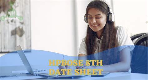 HPBOSE 8th Class Date Sheet 2025 for HP Board Middle Exams