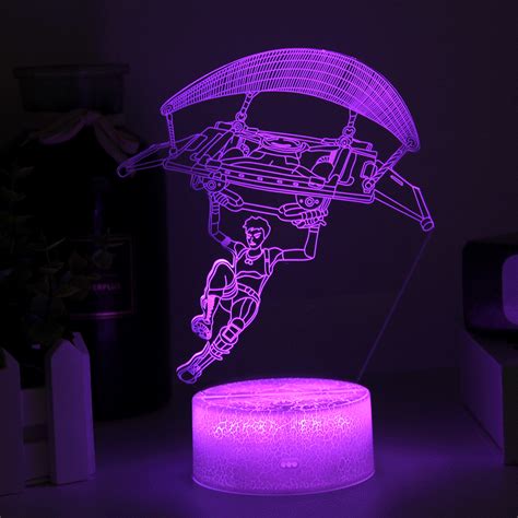 Fortnite theme 3D Color Changing LED Lamp - 7 Colors supported in 2020 ...