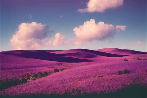 ArtStation - Purple hills 2