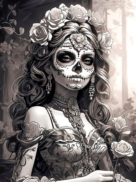 Premium AI Image | Day of the Dead Catrina